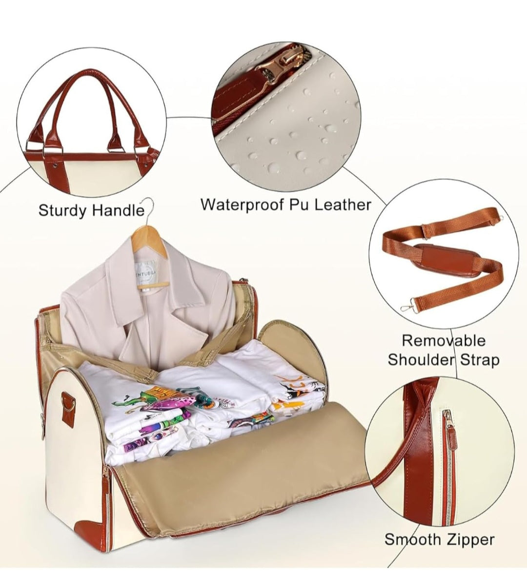 2-in one Convertable Luxury Traval Bag