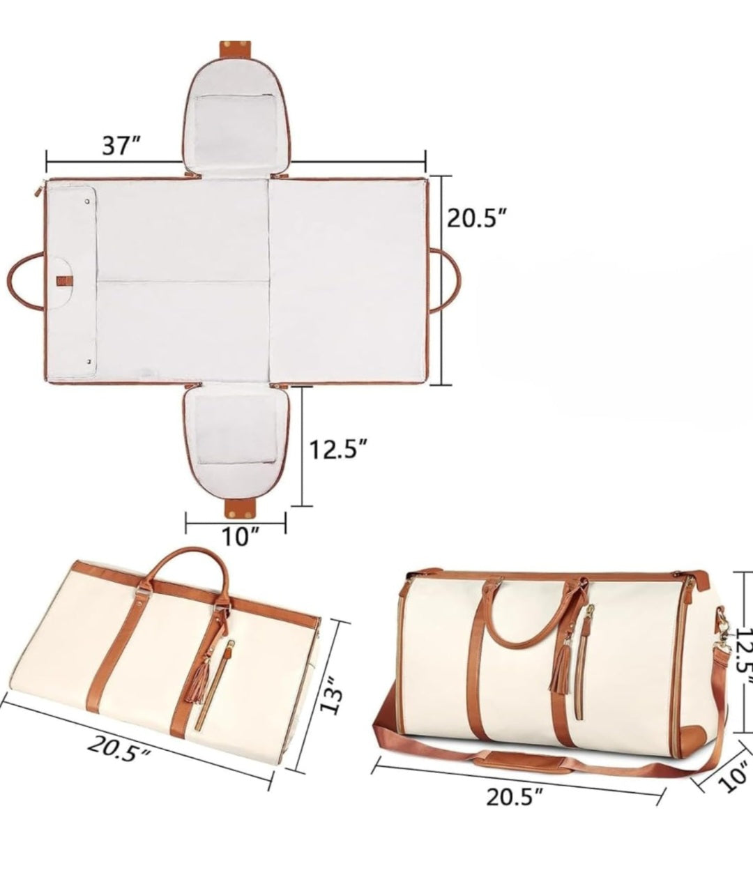 2-in one Convertable Luxury Traval Bag
